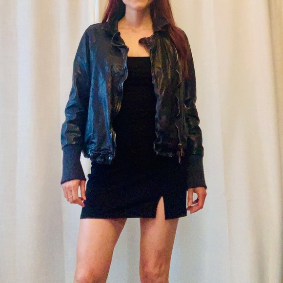 Giorgio Brato Leather Jacket with Removable Fur. Size 46z - Picture 4 of 15